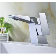Dawn AB41 1470CPW - Single-Lever Lavatory Faucet, Chrome & White