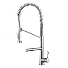 Dawn AB50 3787C - 2 Way Spring Pull-down Kitchen Faucet, Chrome