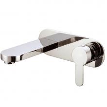 Dawn AB67 1809BN - Dawn® Wall Mounted Single-lever Concealed Washbasin Mixer, Brushed Nickel