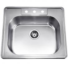 Dawn ADAT250700 - Dawn® ADA Topmount Single Bowl Sink