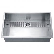 Dawn DSQD301610 - Dawn® Undermount Single Bowl Sink with two filter drain board