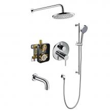 Dawn DSSJE01C - Joshua Tree Shower Set, Chrome