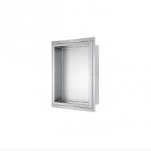 Dawn FNIBN1409MAG - Stainless Steel Shower Niche; Size (inside): 9'' L x 4-3/8'' W x 14'&apos