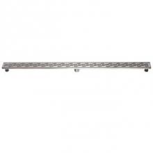 Dawn LHG590304MB - Shower linear drain--14G, 304type stainless steel, matte black finish: 59''L x 3'&a