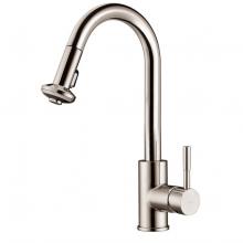 Dawn AB50 3316BN - Dawn® Single-lever pull-down spray sink mixer, Brushed Nickel