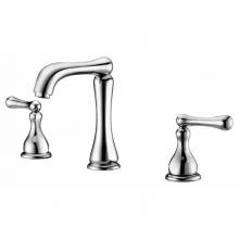 Dawn AB08 1155C - Dawn® 3-hole, 2-handle widespread lavatory faucet for 8'' centers, Chrome