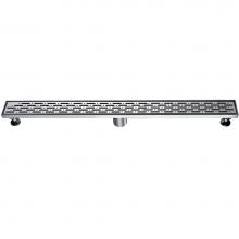 Dawn LRO320304 - Shower linear drain---14G, 304type stainless steel, polished, satin finish: 32''Lx3&apos