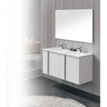 Dawn ONIX-4801 - Dawn® Onix Series White Vanity set