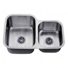 Dawn ASU110R - Dawn® Undermount Double Bowl Sink (Small Bowl on Right)