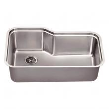 Dawn DSU3118 - Dawn® Undermount Single Bowl Sink With Side Drain