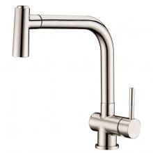 Dawn AB50 3670BN - Dawn® Single-lever pull-out spray sink mixer, Brushed Nickel