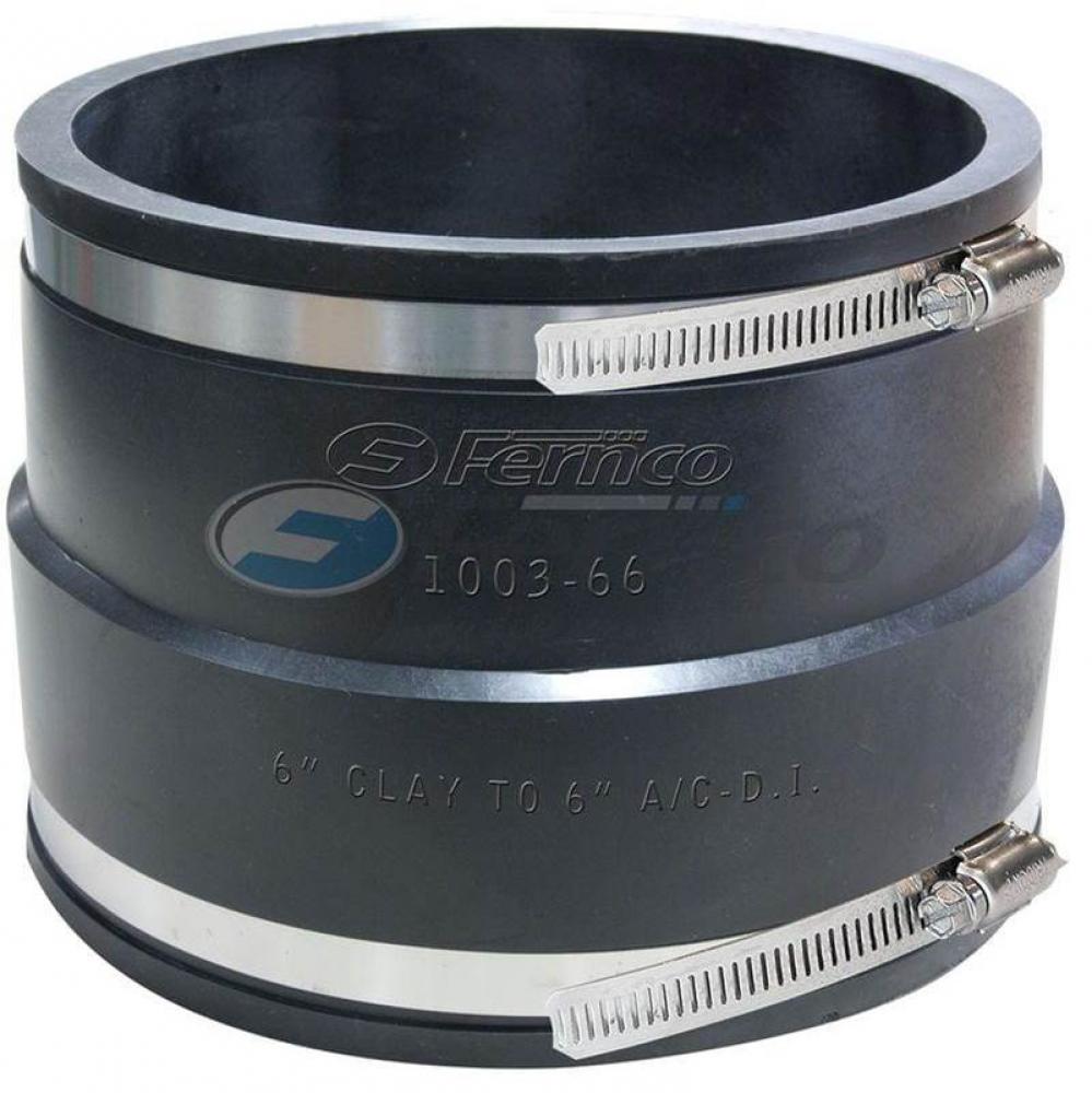 Coupling 6'' Clay- 6'' Ac/Di