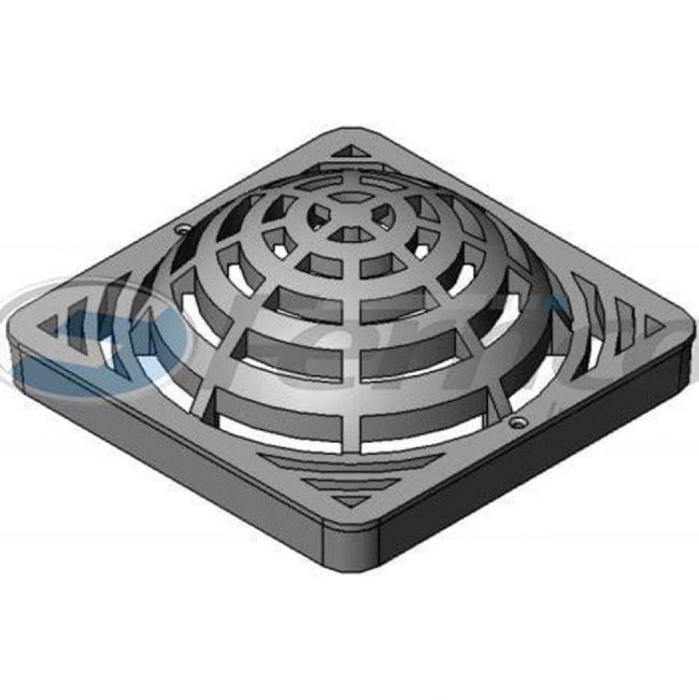 9'' Square Atrium Grate Green