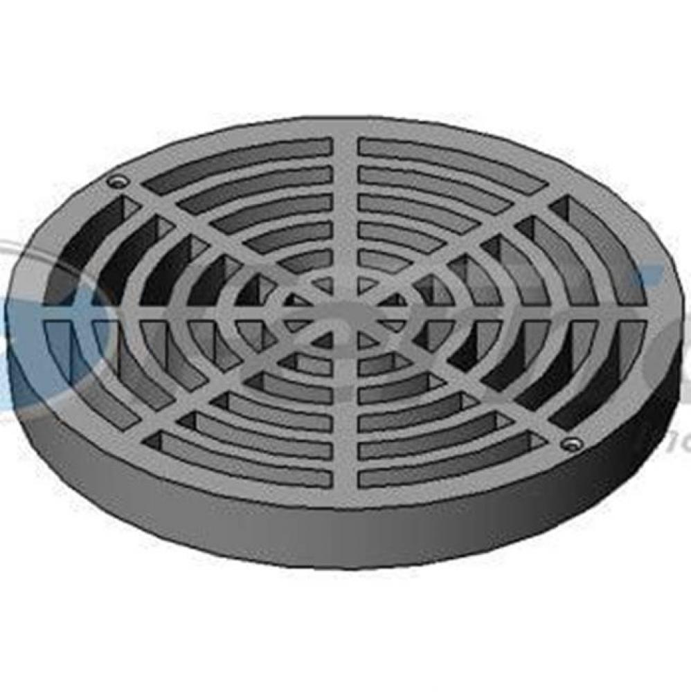 9'' Round Grate Black