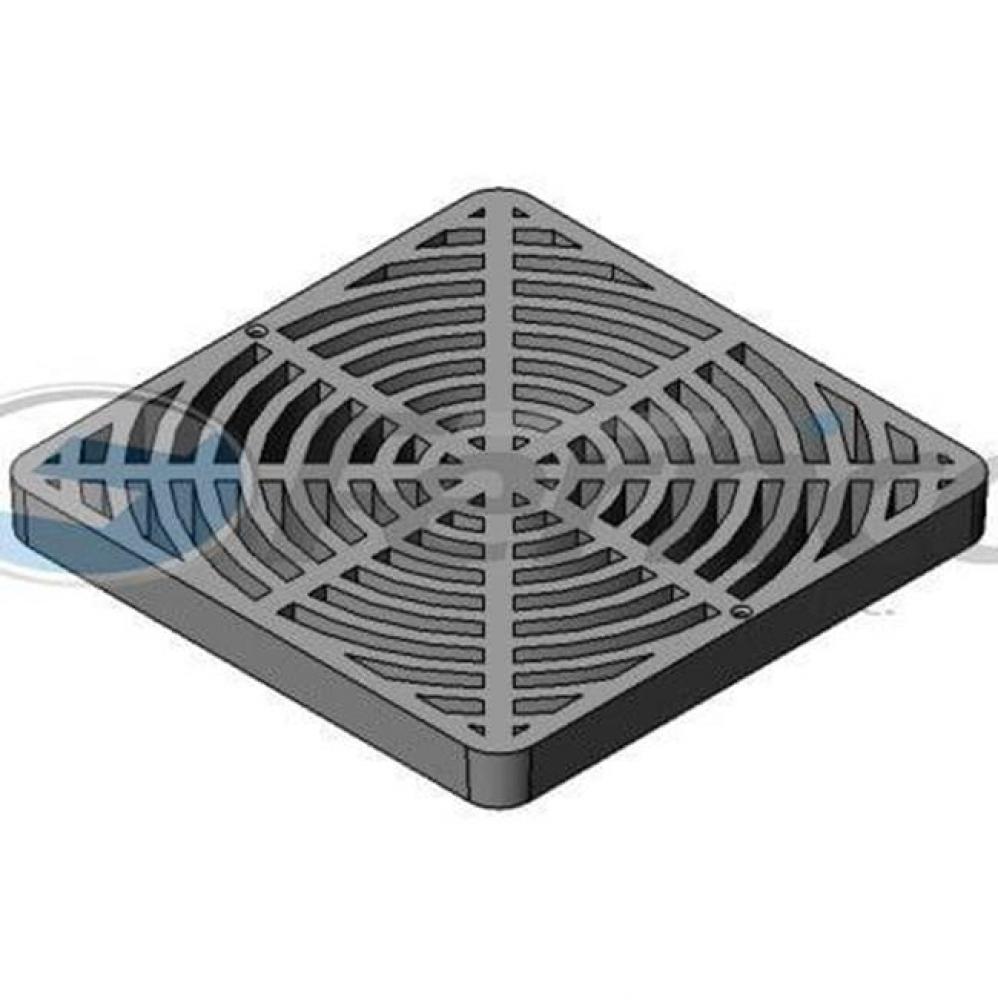 12'' Square Grate Green