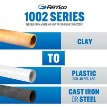 Fernco 1002-2424RC - Coupling 24''Ci/Pl-24''Clay Rc