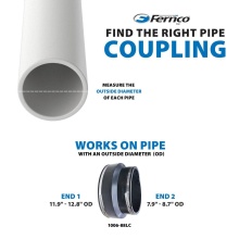 Fernco 1006-88LC - Coupling 8''Conc-8''Plastic Larg