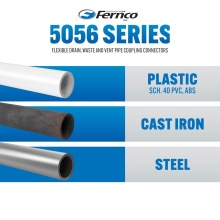 Fernco 5056-1010RC - Nbc Coup. 10''Ci/Pl-10''Ci/Pl Rc