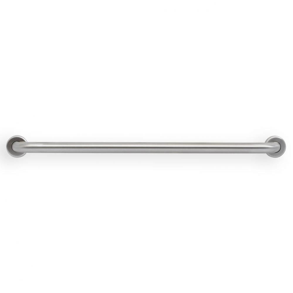 Grab Bar, 36'' L, 1.5'', Smooth, Stainless Steel