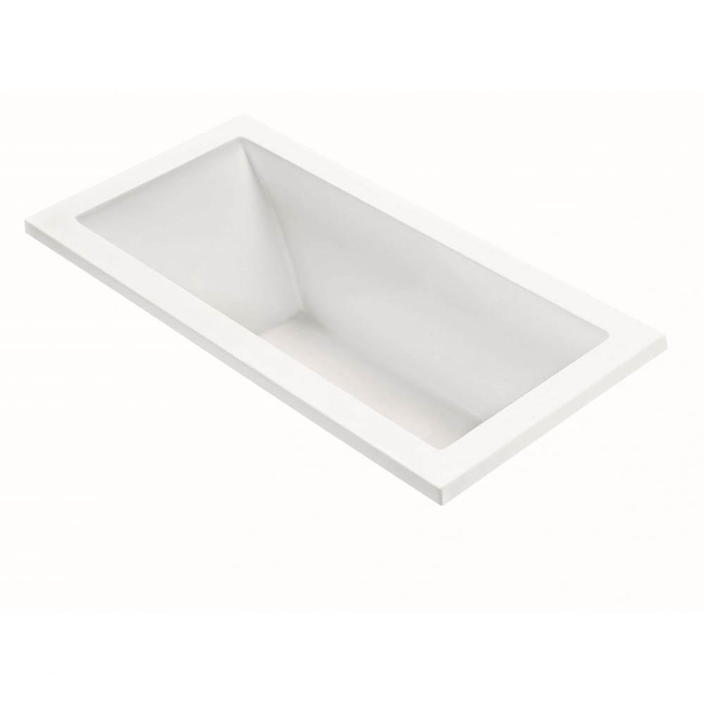 Andrea 15 Dolomatte Undermount Air Bath/Microbubbles - White (60X30)
