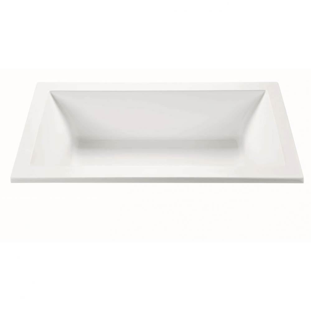 Andrea 16 Dolomatte Undermount Air Bath/Microbubbles - White (71.5X41.625)