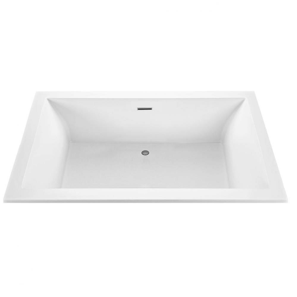 Andrea 18 Dolomatte Drop In Air Bath/Microbubbles - White (72X48.25)