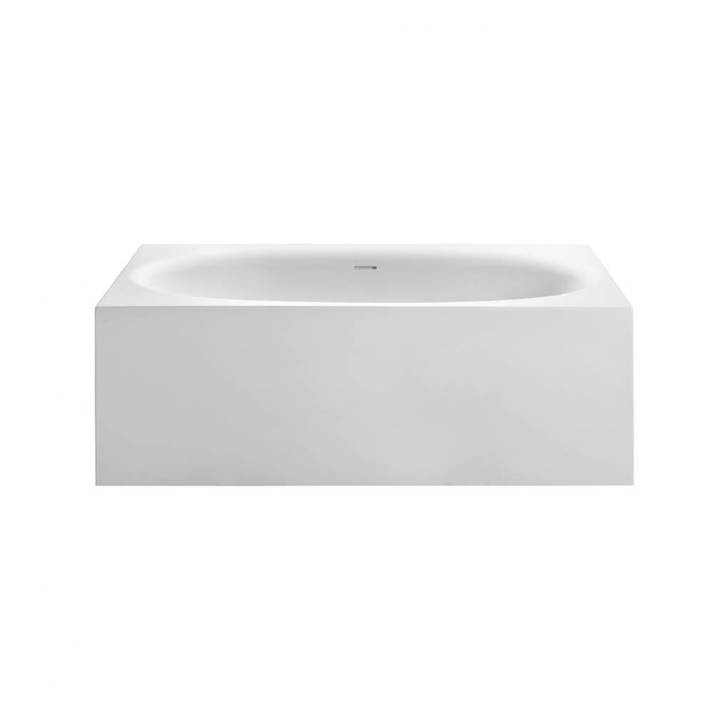 Akana Sculpturestone Freestanding Air Bath - Matte White (65.5X38)