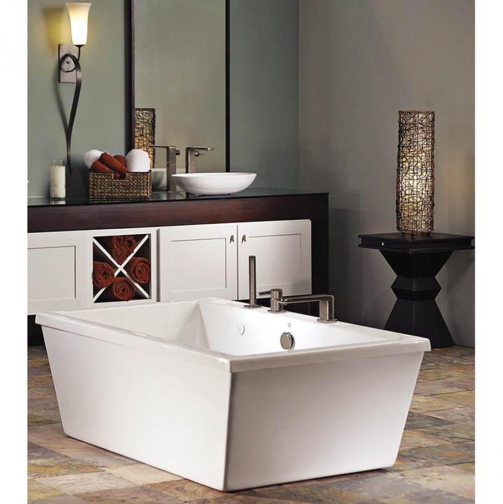 66X36 Bone Freestanding Air Bath Kahlo 4