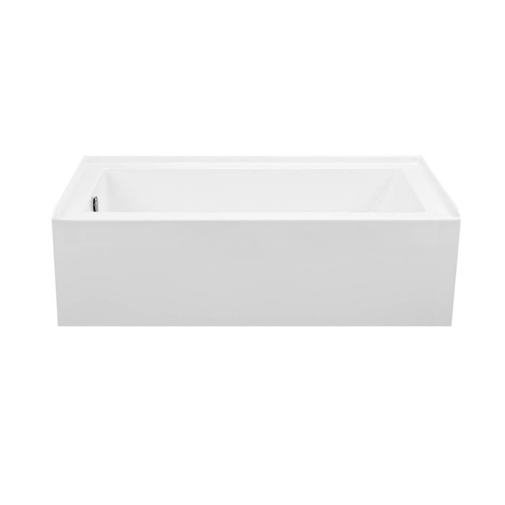 CAMERON 4 ACRYLIC CXL INTEGRAL SKIRTED LH DRAIN AIR BATH ELITE/MICROBUBBLES - BISCUIT 60X30.5)