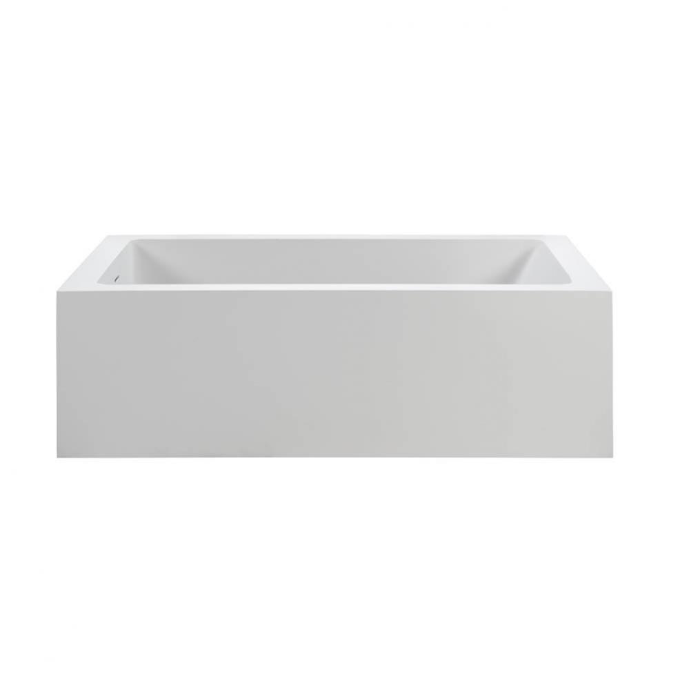 Maddux Sculpturestone Freestanding/Undermount Air Bath - Matte White (67.375X32.5)