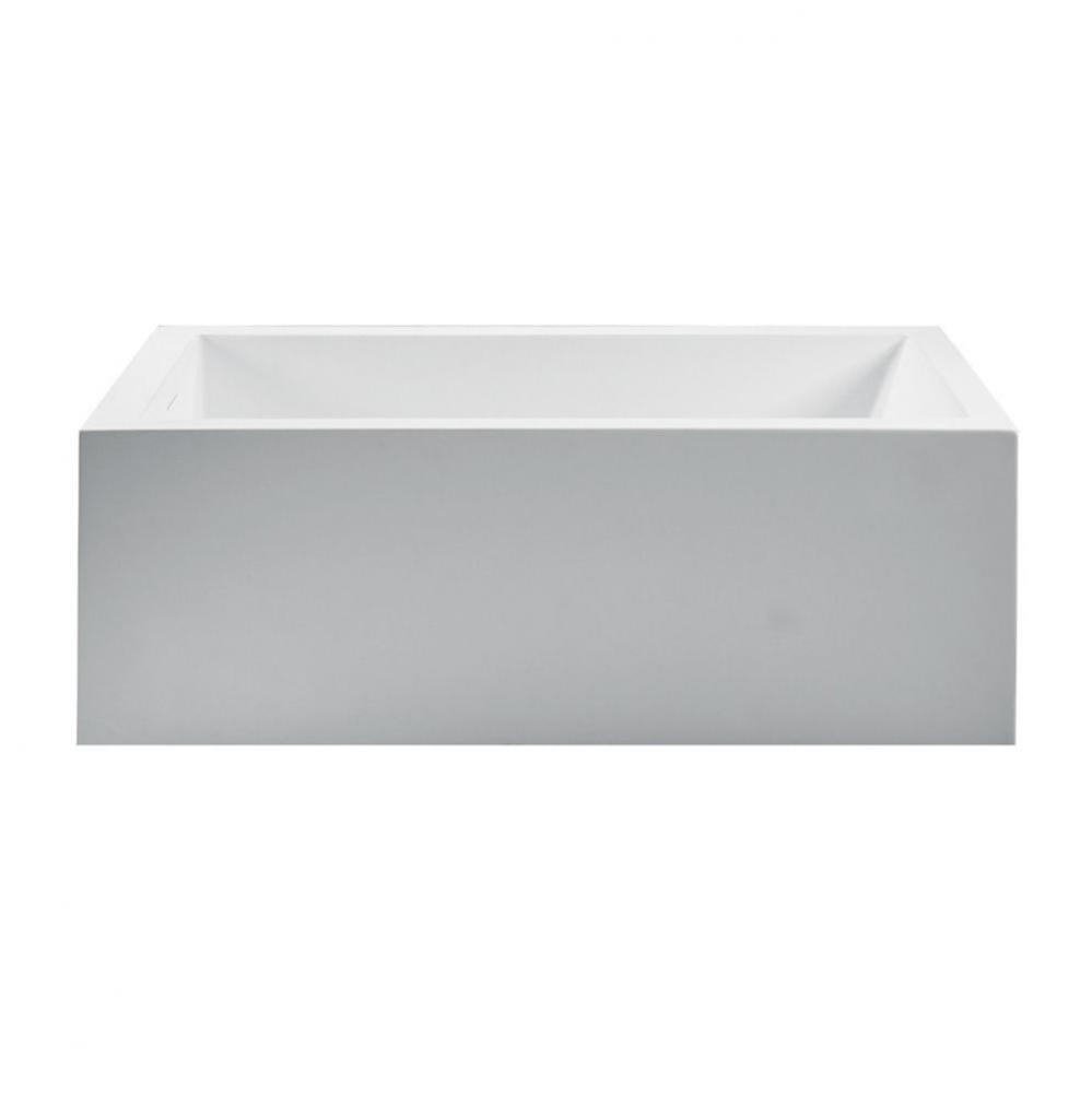 Maddux Sculpturestone Freestanding Air Bath - Matte White (60 X32)