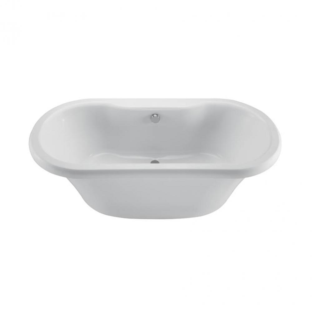 71X35 White Freestanding Soaker Without Pedestal Melinda 6