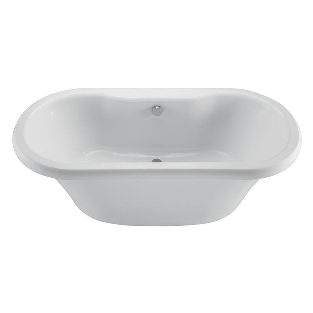 Melinda 8 Acrylic Cxl Freestanding  Faucet Deck W/Pedestal Air Bath Elite  - Biscuit (66.5X35.5)