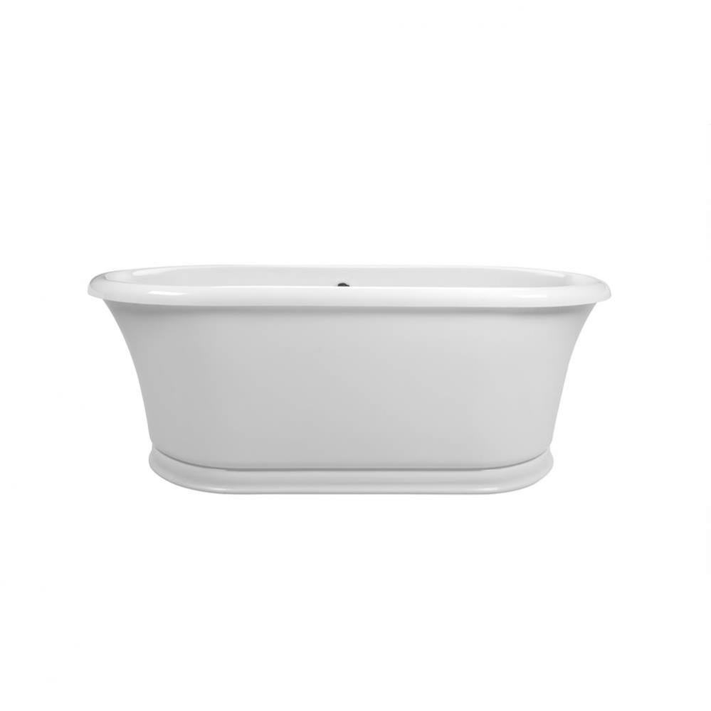 LANEY 2 ACRYLIC CXL FREESTANDING AIR BATH - BISCUIT (65x33.75)