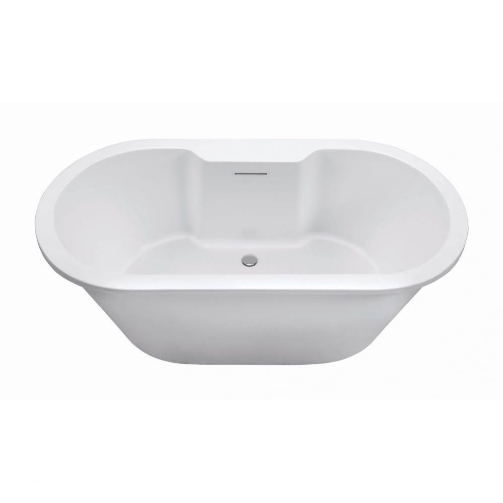 New Yorker 10 Dolomatte Freestanding Faucet Deck Air Bath Elite - White (71.75X35.5)