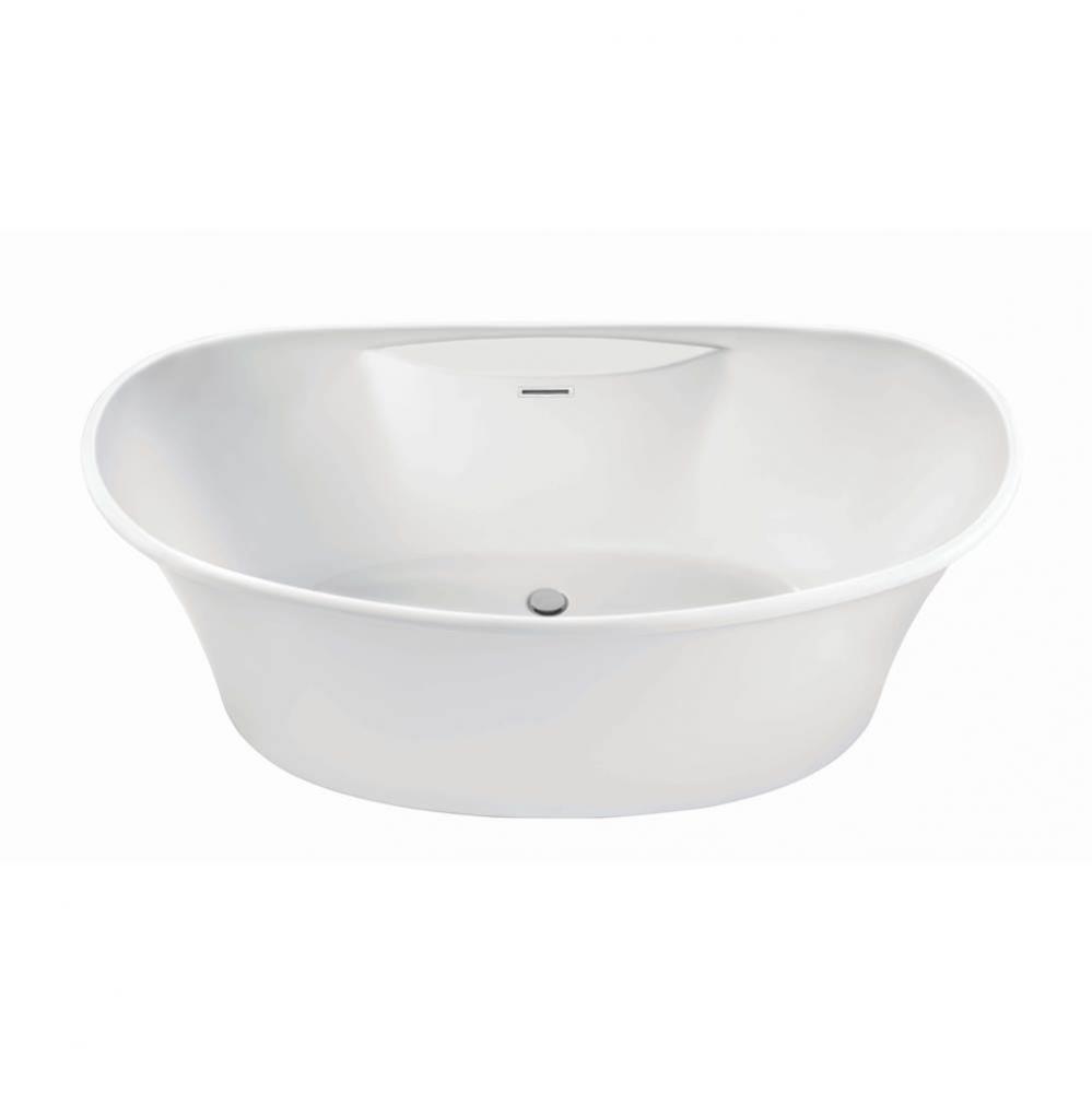 Loretta Dolomatte Freestanding Faucet Deck Air Bath - White (66.5X36)