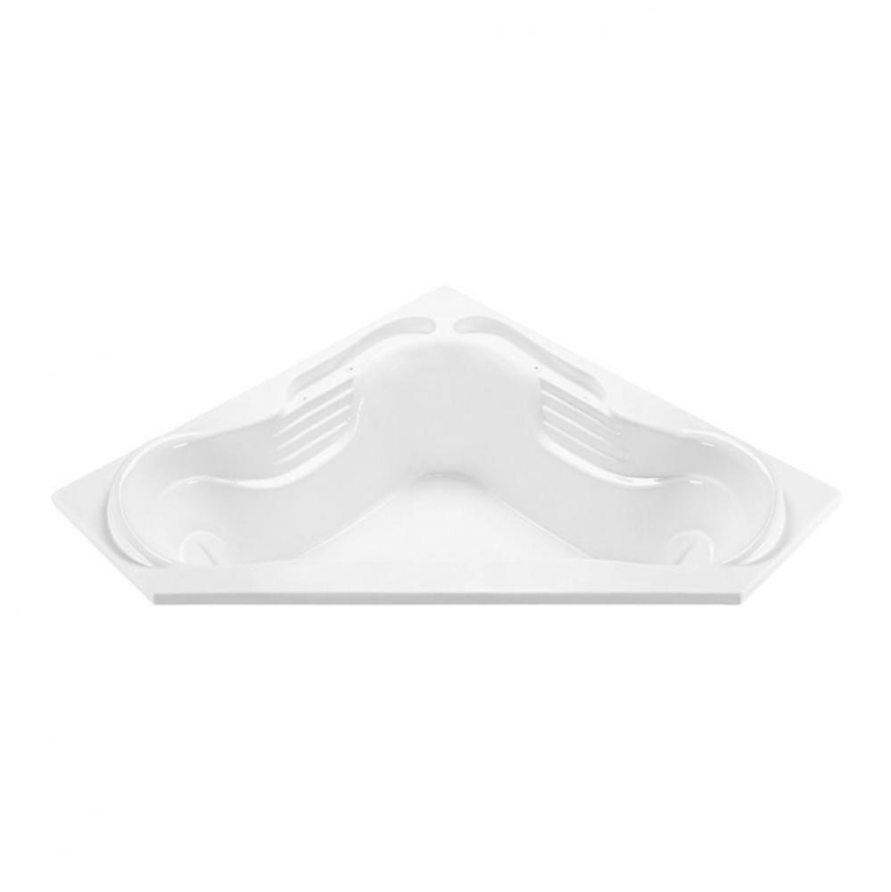 Cayman 7 Acrylic Cxl Drop In Corner Air Bath Elite/Microbubbles - Biscuit (72X72)