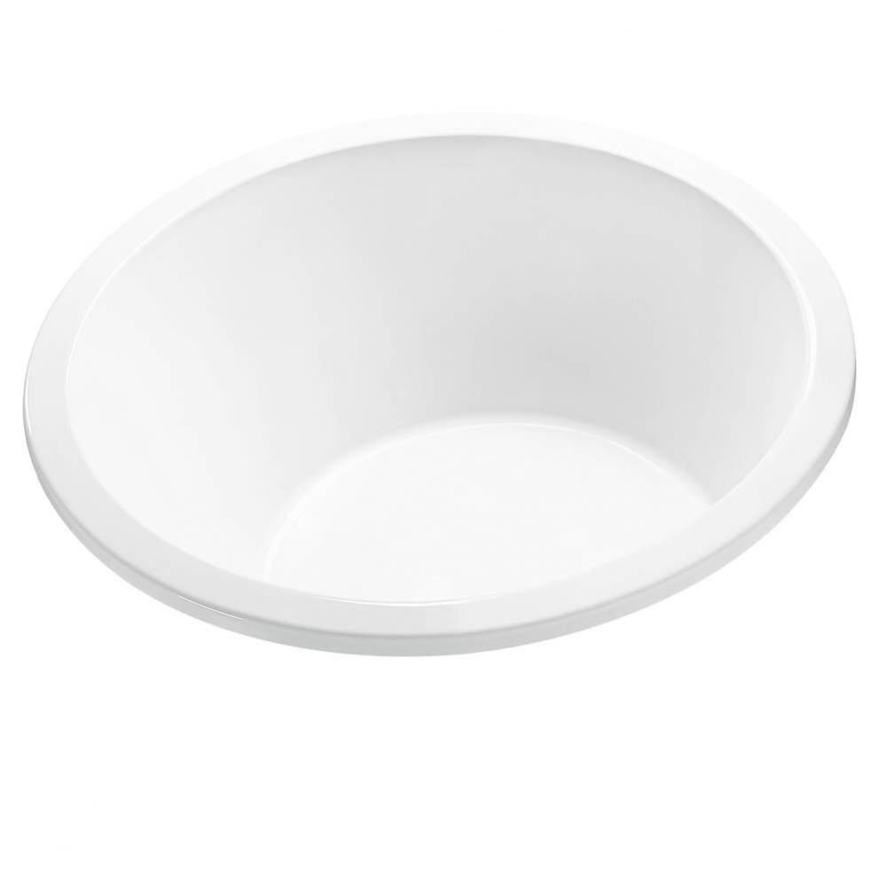 Jasmine 1 Acrylic Cxl Undermount Round Soaker - Biscuit (65.5X65.5)