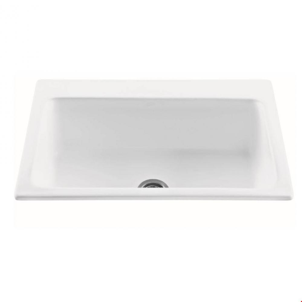 33X22 OTHER COLORS SINGLE BOWL BASICS SINK-REFLECTION