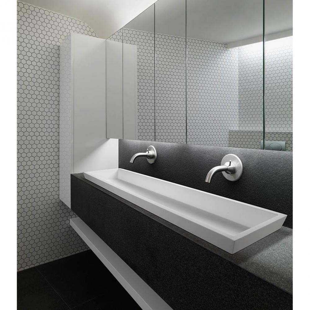 Petra 12 Sr Sculpturestone Semi-Recessed - Gloss White (54X14.75)