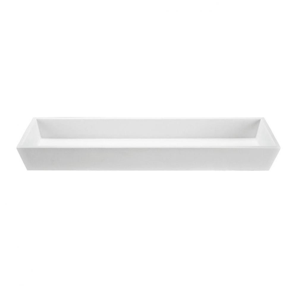 48X14 MATTE WHITE ESS SINK-PETRA DOUBLE