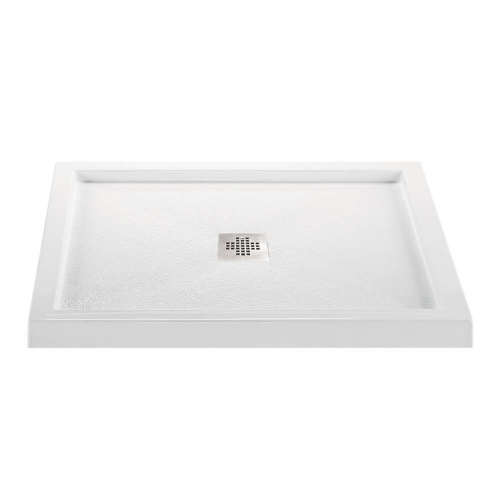 3632 ACRYLIC CXL CENTER DRAIN MULTI THRESHOLD - BISCUIT