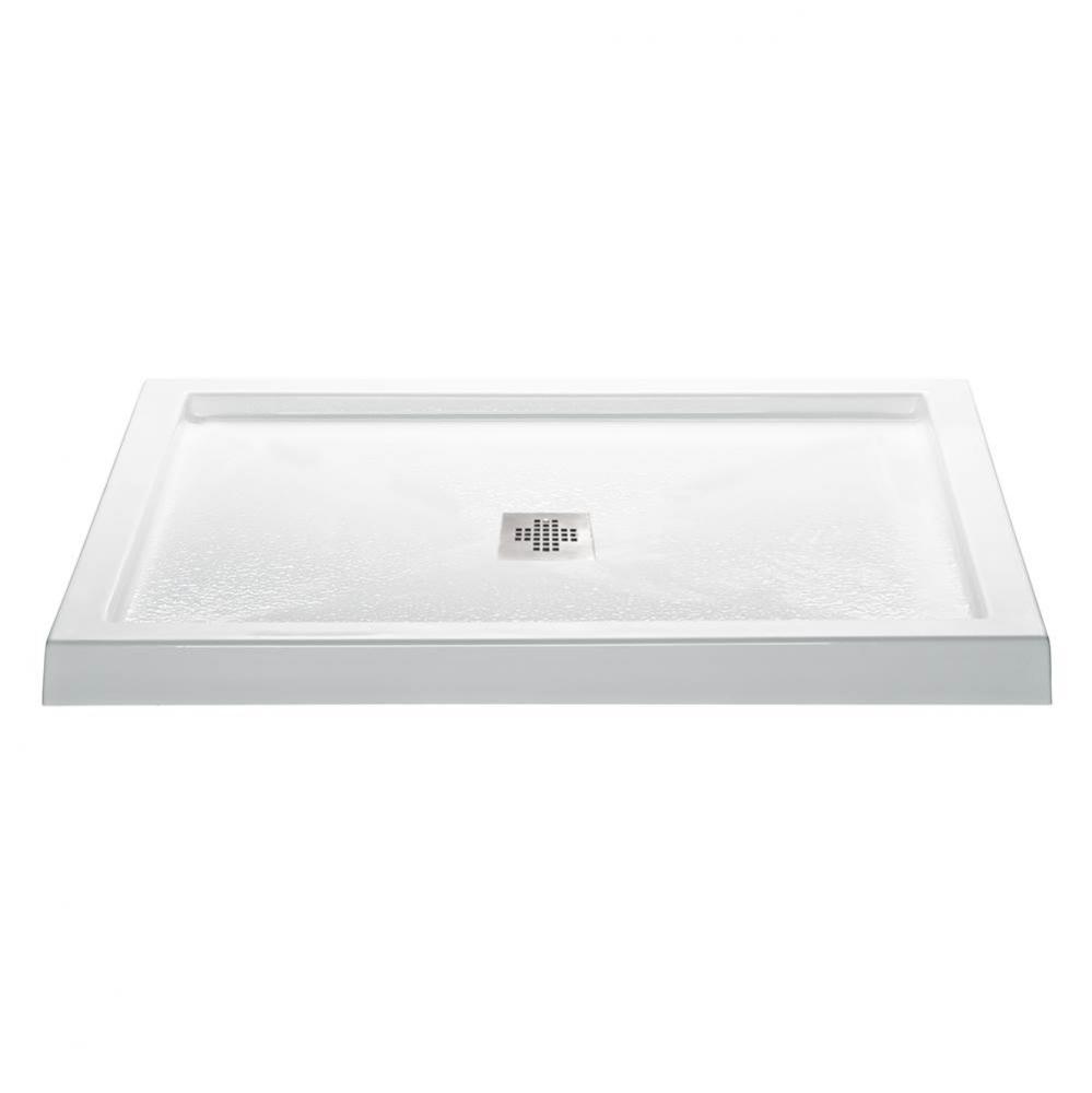 4236 ACRYLIC CXL CENTER DRAIN MULTI THRESHOLD - BISCUIT