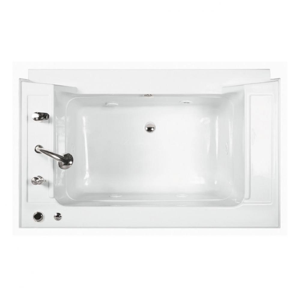 JENTLE PET W/WHIRLPOOL AND FIXTURES WHITE