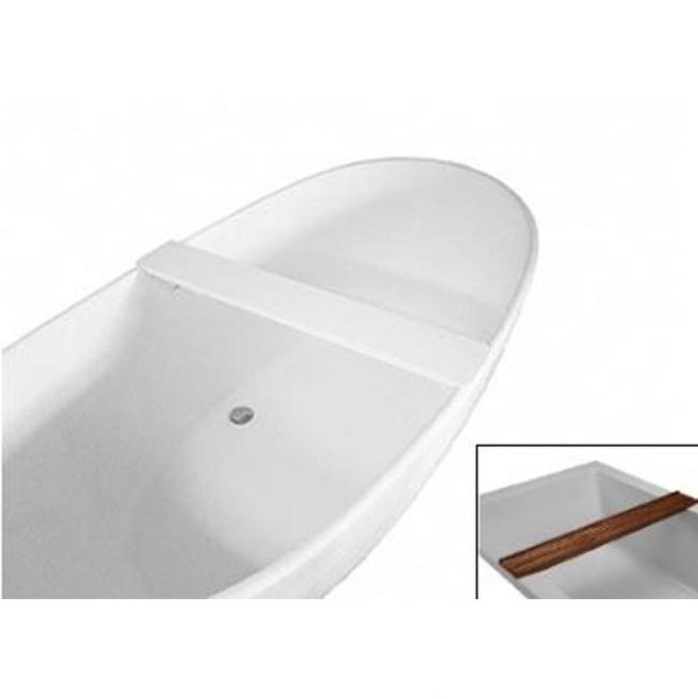 SCULPTURESTONE TUB TRAY - MATTE WHITE