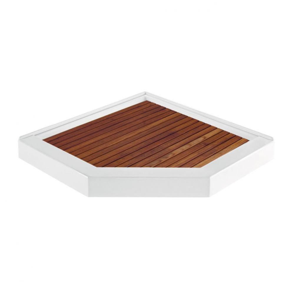 TEAK SHOWER TRAY FOR MTSB-38 NEO ANGLE