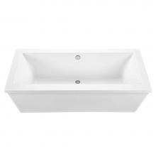 MTI Baths S100-WH - Andrea 10 Acrylic Cxl Freestanding Soaker - White (71.625X36)