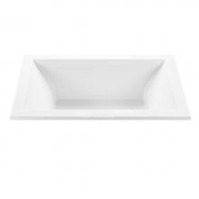 MTI Baths AEM103-WH-DI - ANDREA 13 ACRYLIC CXL DROP IN AIR BATH ELITE/MICROBUBBLES - WHITE (65.75X41.875)