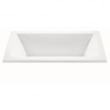 MTI Baths AW135DM-WH-DI - Madelyn 2 Dolomatte Drop In Air Bath/Whirlpool - White (65.625X36)