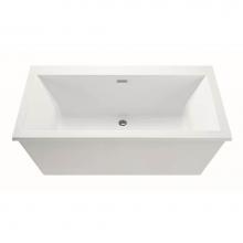 MTI Baths AE143DM-WH - Kahlo 4 Dolomatte Freestanding Faucet Deck Air Bath Elite - White (66X36)